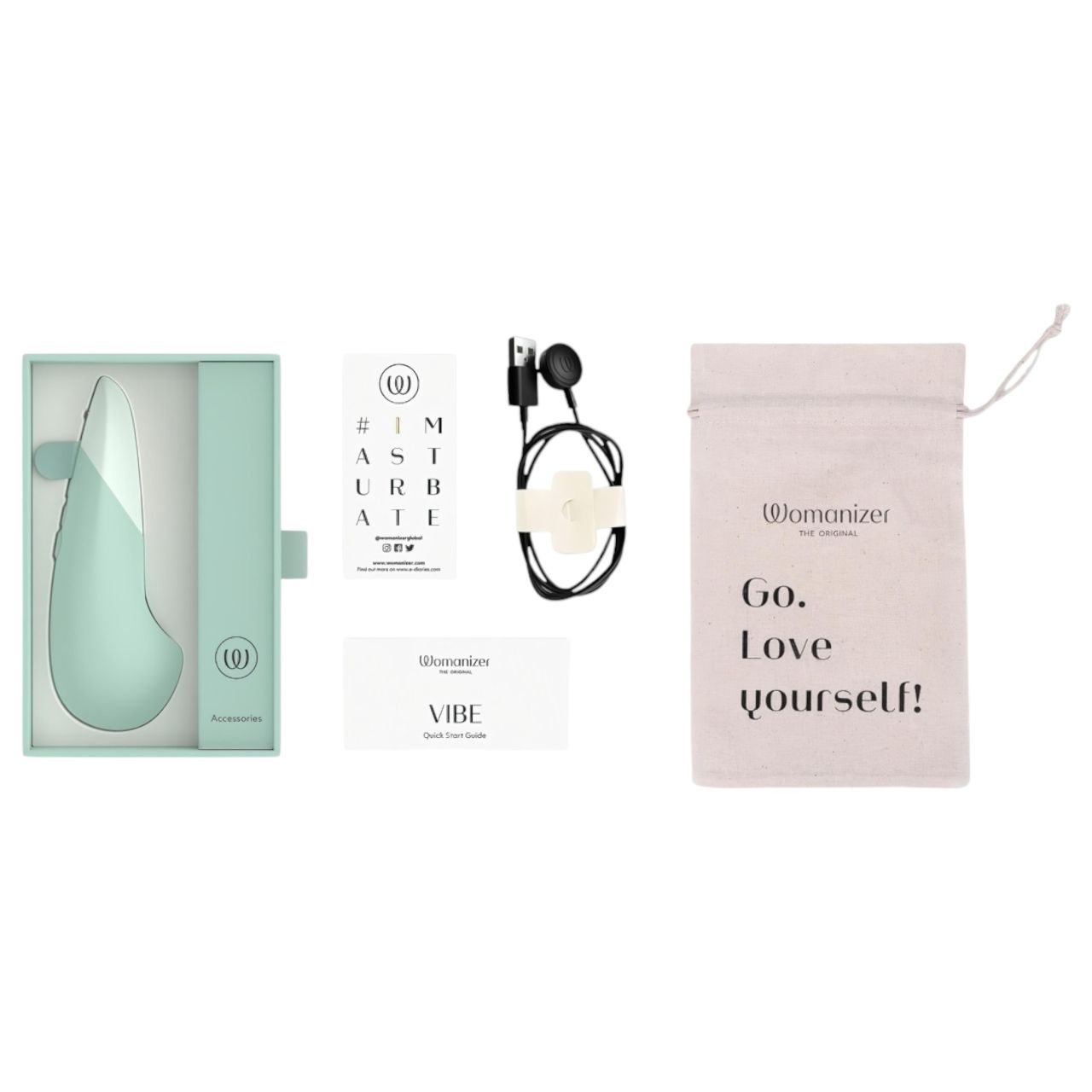 Womanizer Vibe - csikló vibrátor (zöld) Womanizer Vibe - csikló vibrátor (zöld)