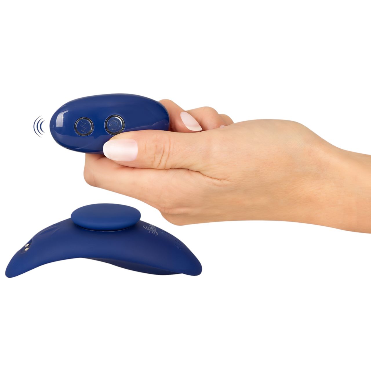 Smile - extra vékony, távirányítós bugyi vibrátor (kék) Smile - extra vékony, távirányítós bugyi vibrátor (kék)