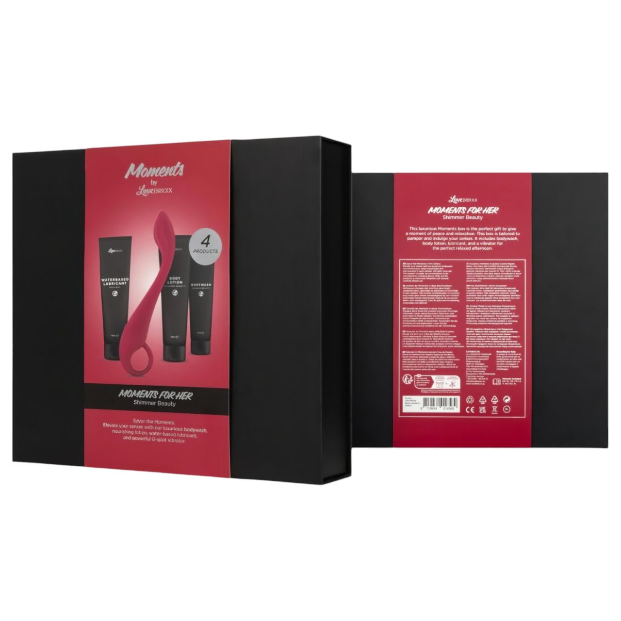 / LoveBoxxx Moments - Shimmer Beauty - testápoló szett nőknek