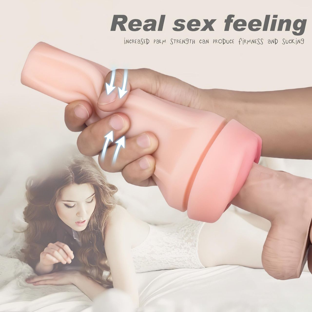 Sex HD Marcus - élethű műpunci tokban (fekete-natúr) Sex HD Marcus - élethű műpunci tokban (fekete-natúr)