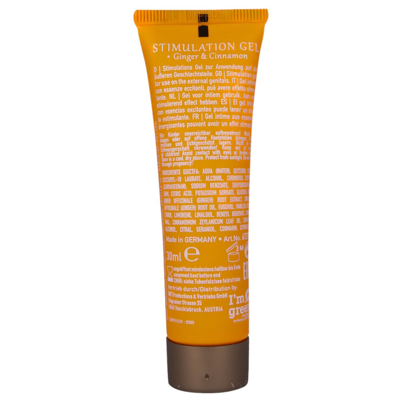 HOT Shiatsu - stimuláló krém nőknek - gyömbér és fahéj (30ml) HOT Shiatsu - stimuláló krém nőknek - gyömbér és fahéj (30ml)