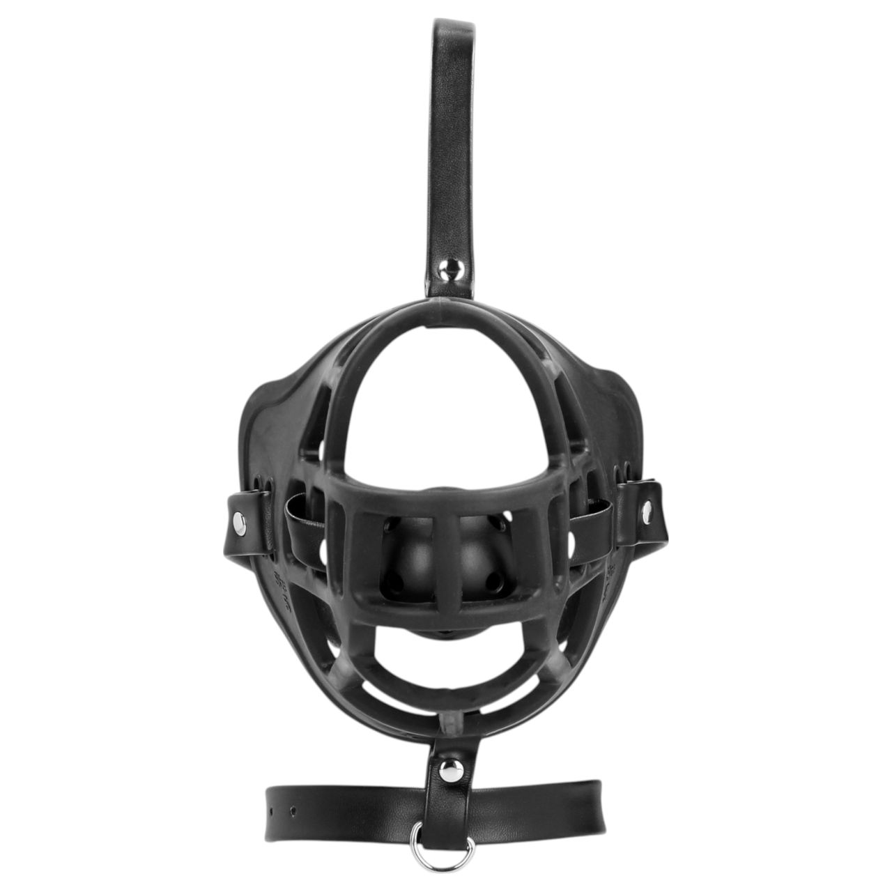 Ouch! - szájkosár, beépített szájpecekkel (fekete) Ouch! - szájkosár, beépített szájpecekkel (fekete)