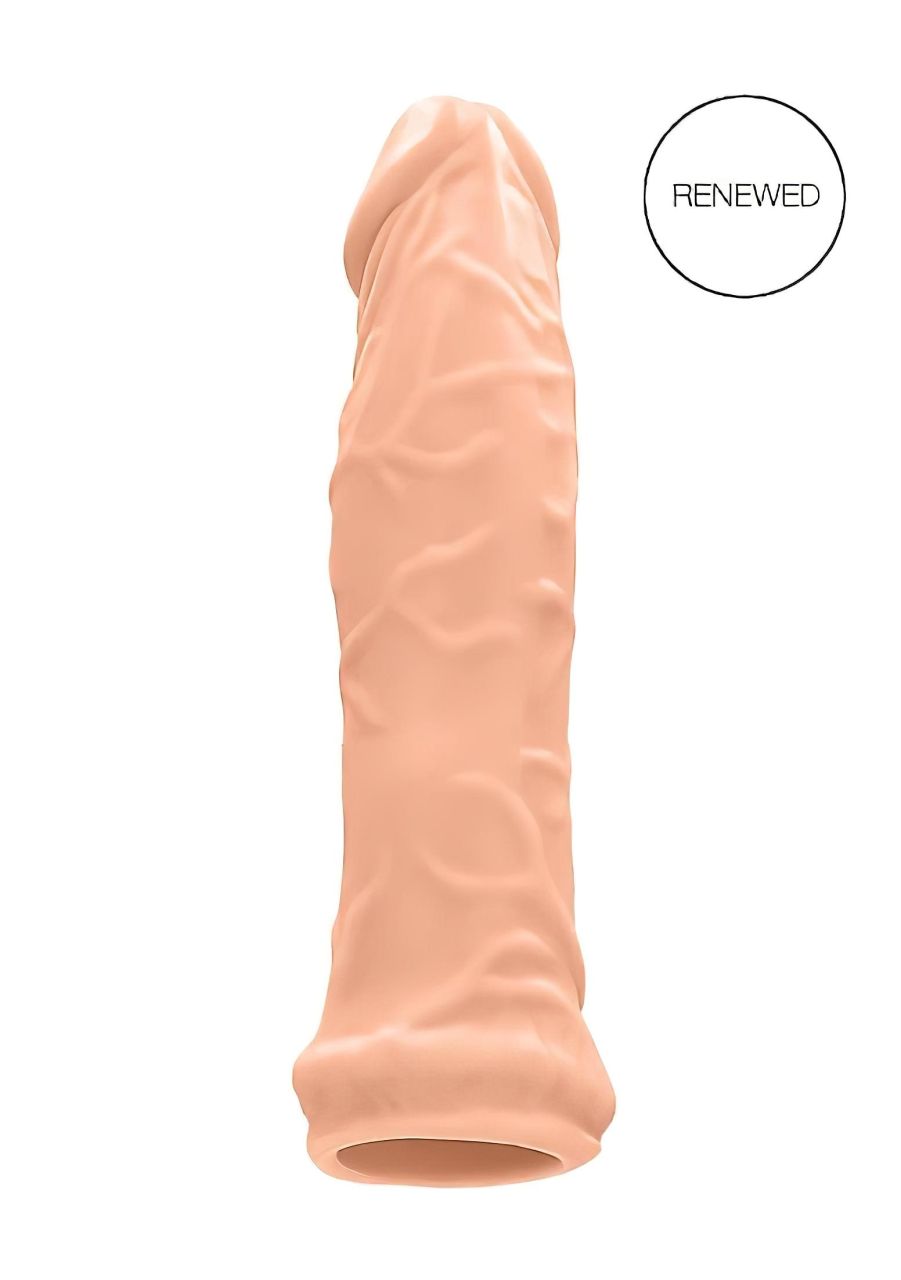RealRock Penis Sleeve 6 - péniszköpeny (17cm) - natúr RealRock Penis Sleeve 6 - péniszköpeny (17cm) - natúr