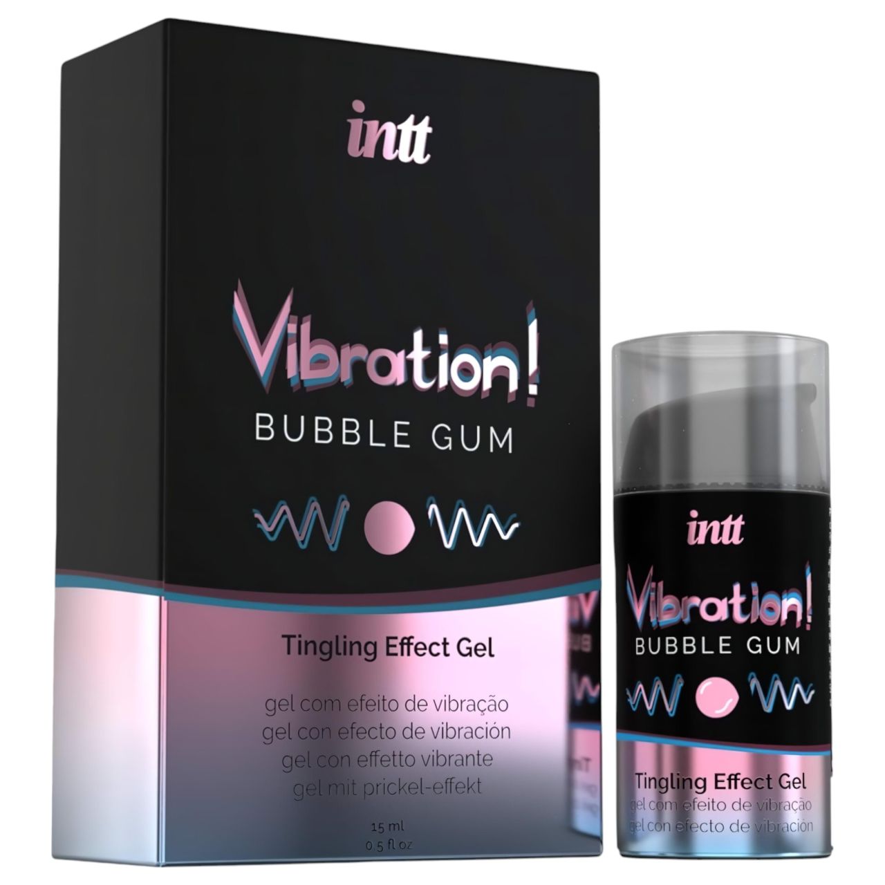 Intt Vibration! - folyékony vibrátor - rágógumi (15ml) Intt Vibration! - folyékony vibrátor - rágógumi (15ml)