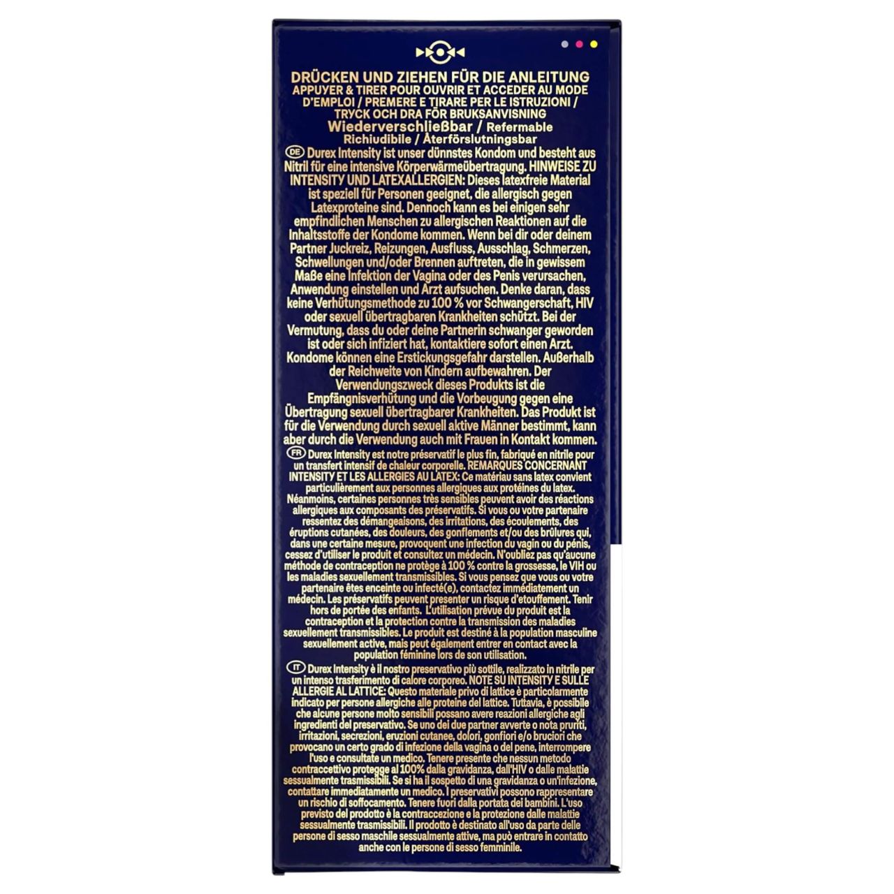 Durex Intensity - vékony, latexmentes óvszer (20db) Durex Intensity - vékony, latexmentes óvszer (20db)