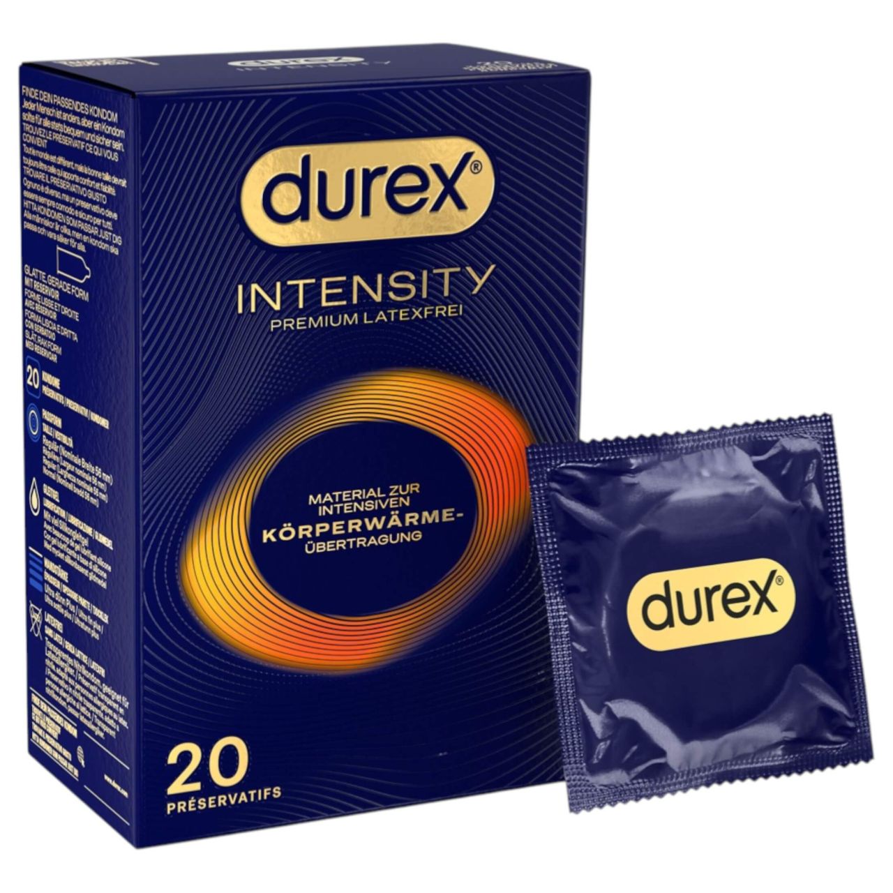 Durex Intensity - vékony, latexmentes óvszer (20db) Durex Intensity - vékony, latexmentes óvszer (20db)