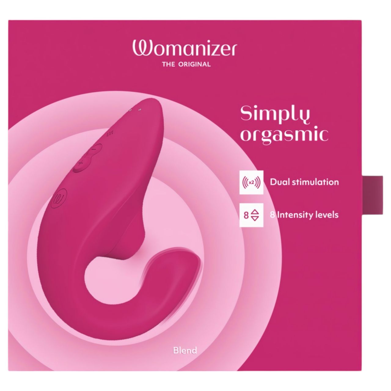 Womanizer Blend - G-pont vibrátor és csiklóizgató (pink) Womanizer Blend - G-pont vibrátor és csiklóizgató (pink)