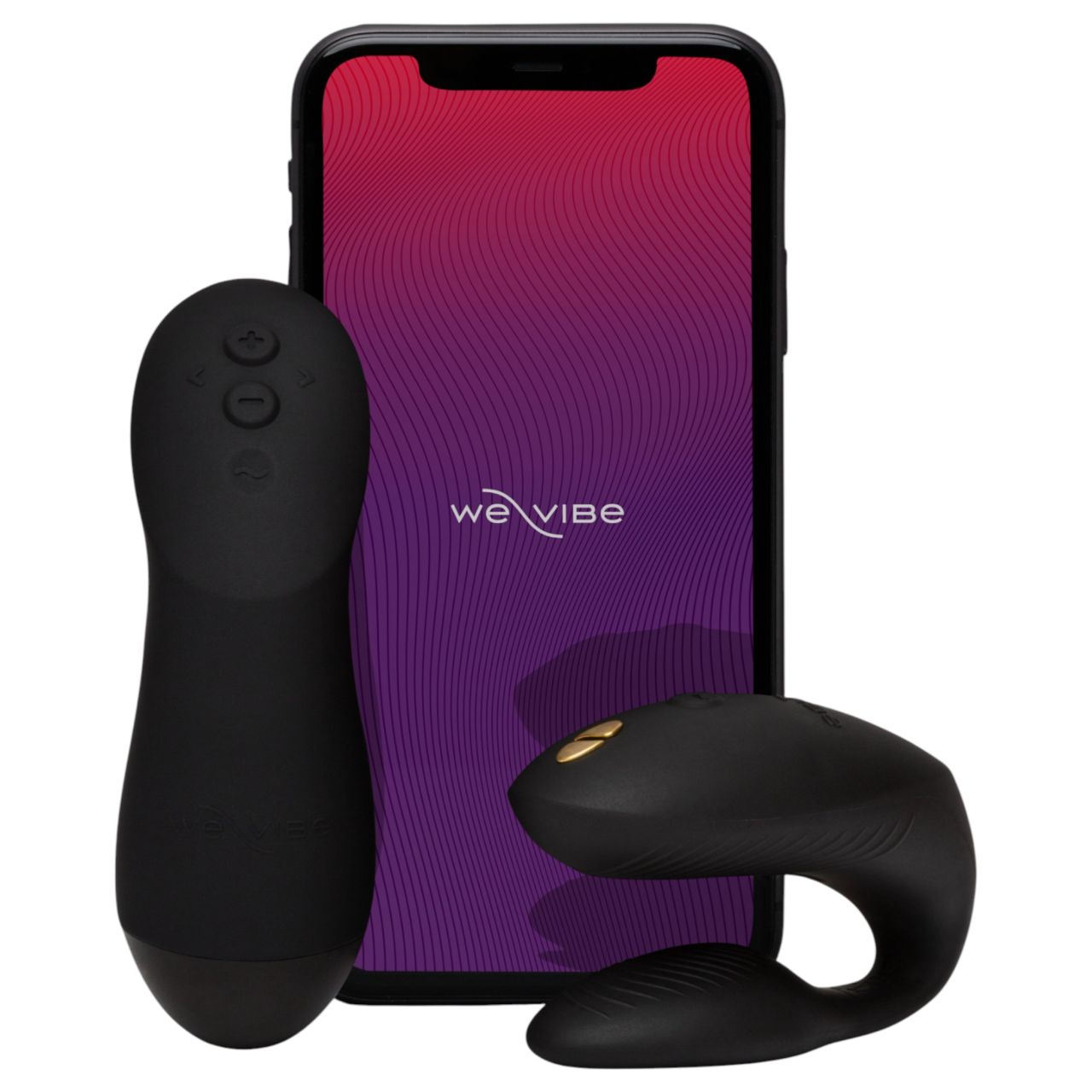 We-Vibe Chorus Pro - okos, távirányítós párvibrátor (fekete) We-Vibe Chorus Pro - okos, távirányítós párvibrátor (fekete)