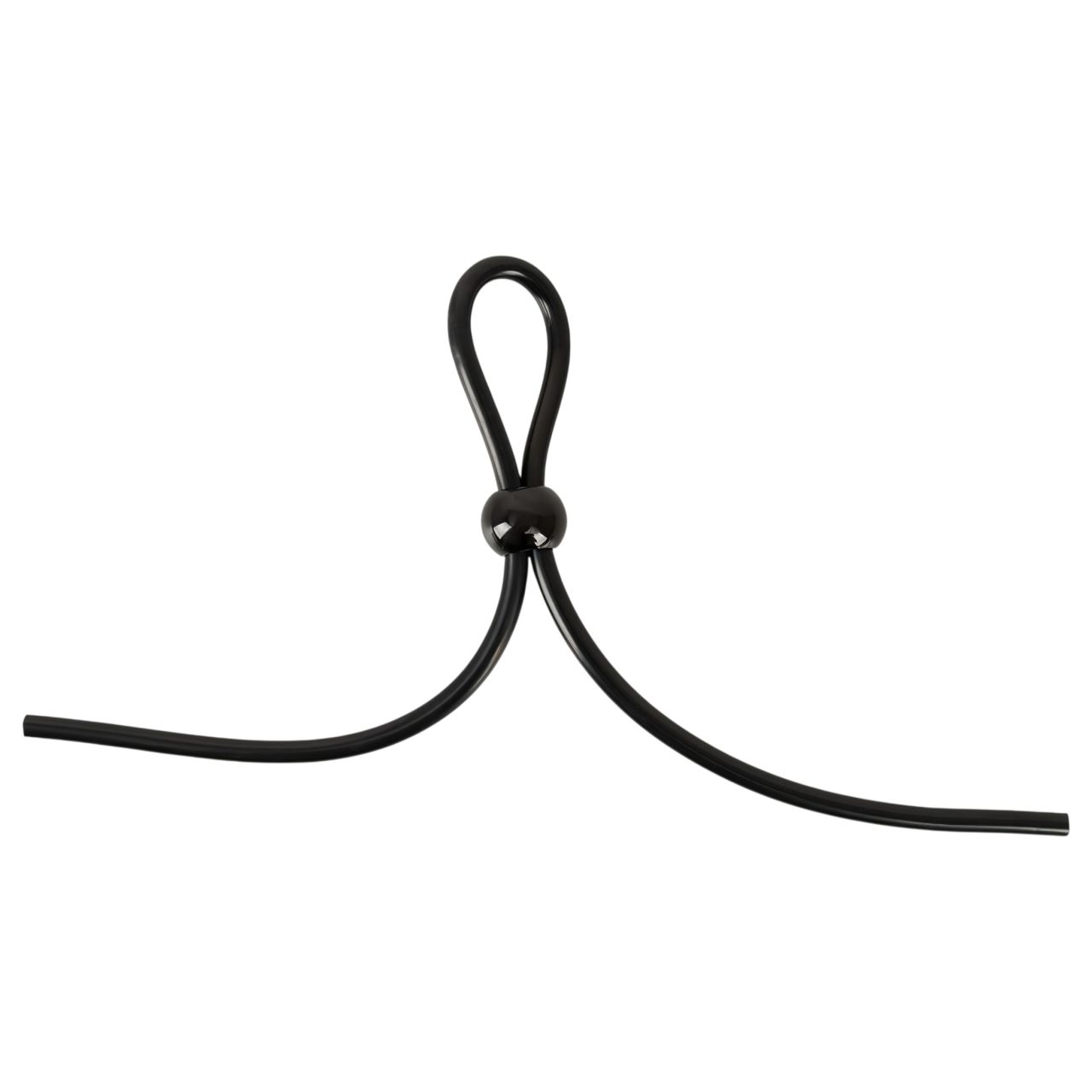 Magic Shiver - állítható péniszgyűrű (fekete)