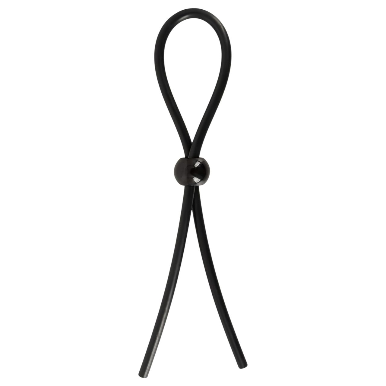 Magic Shiver - állítható péniszgyűrű (fekete)