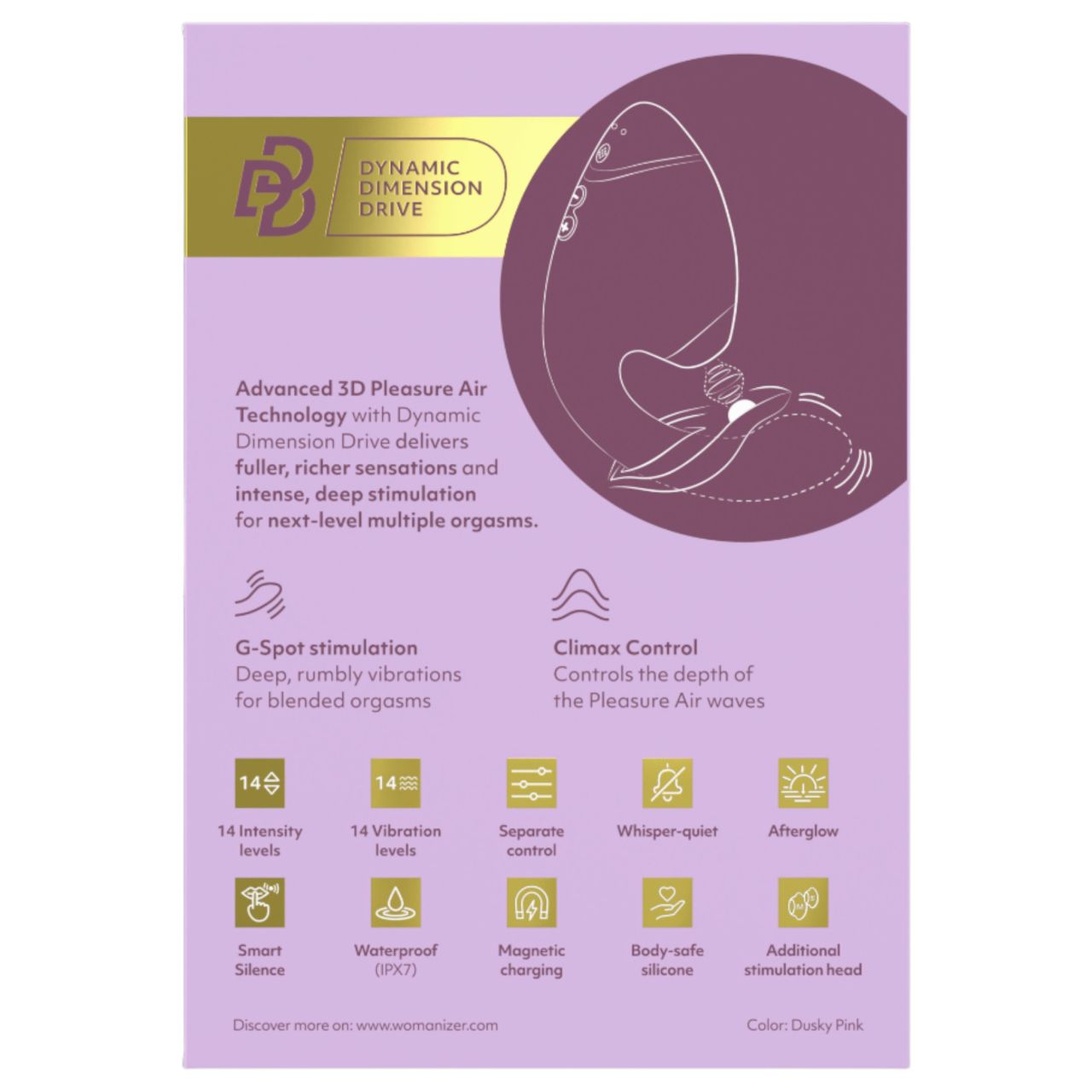 Womanizer Next Duo - 2in1 G-pont vibrátor (pink) Womanizer Next Duo - 2in1 G-pont vibrátor (pink)