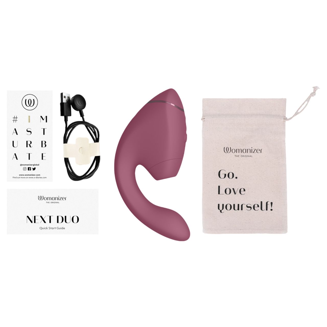 Womanizer Next Duo - 2in1 G-pont vibrátor (pink) Womanizer Next Duo - 2in1 G-pont vibrátor (pink)