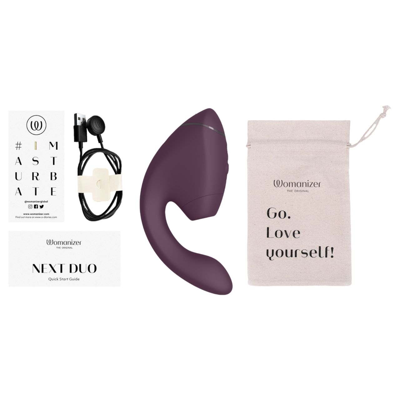 Womanizer Next Duo - 2in1 G-pont vibrátor (lila) Womanizer Next Duo - 2in1 G-pont vibrátor (lila)