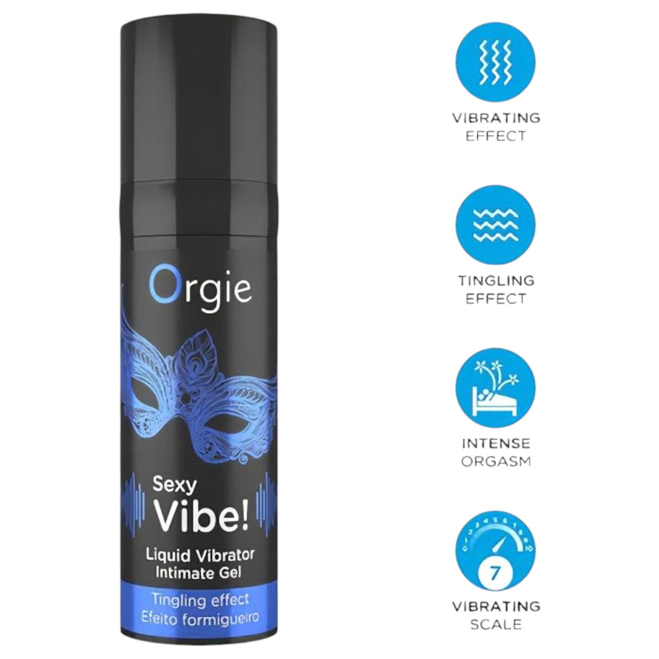 Orgie Bunny - vibrációs péniszgyűrű szett (fekete)