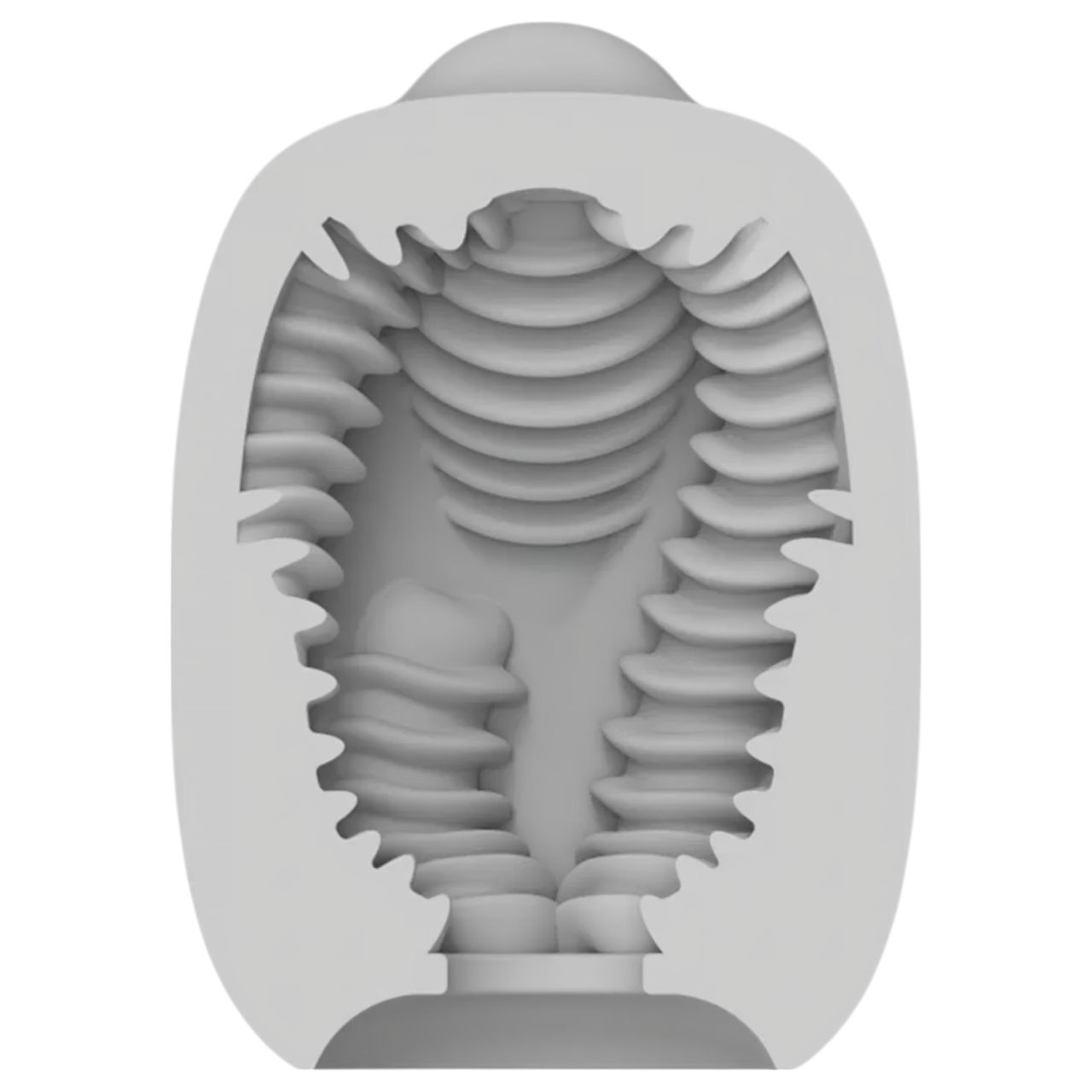 VIBEGGS Twisty Tongues - vibrációs tojás maszturbátor (fehér) VIBEGGS Twisty Tongues - vibrációs tojás maszturbátor (fehér)