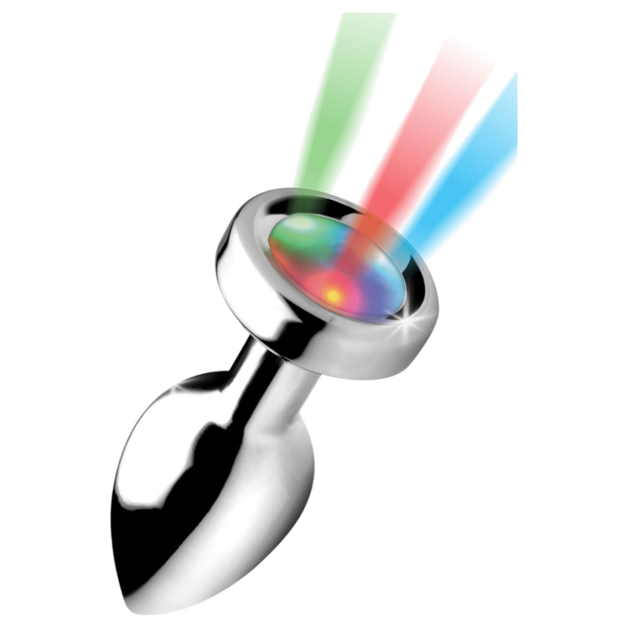 Booty Sparks - világító anál plug - kicsi (ezüst) Booty Sparks - világító anál plug - kicsi (ezüst)