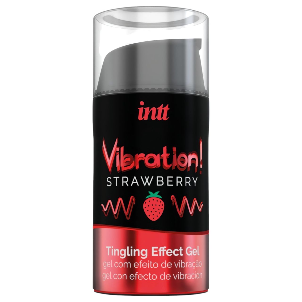 Intt Vibration! - folyékony vibrátor - eper (15ml) Intt Vibration! - folyékony vibrátor - eper (15ml)