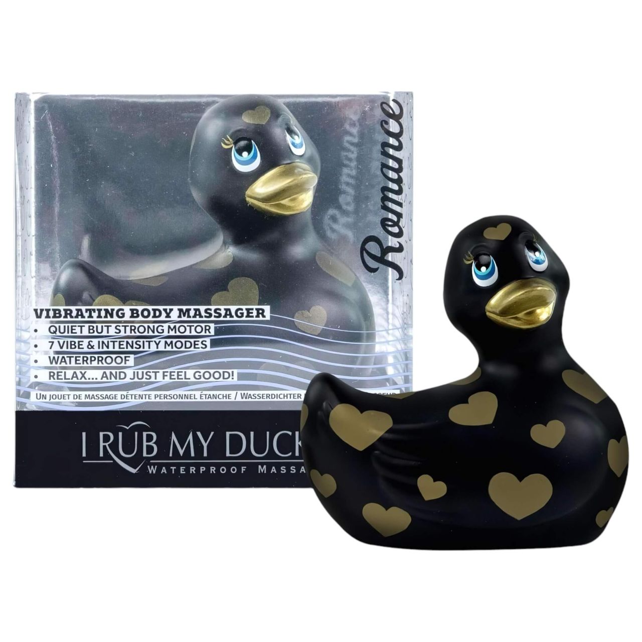My Duckie Romance 2.0 - csikló vibrátor (fekete-arany) My Duckie Romance 2.0 - csikló vibrátor (fekete-arany)