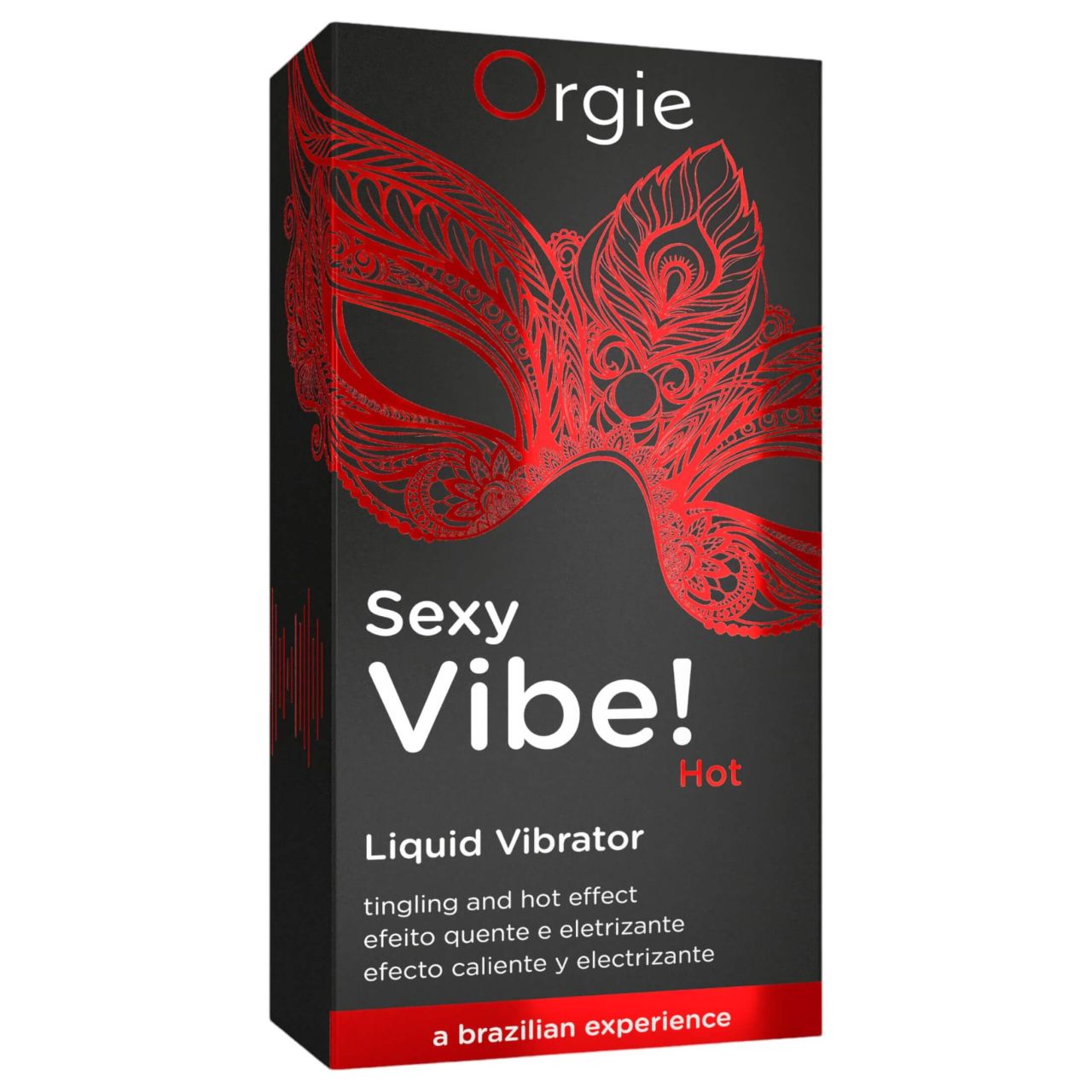 Orgie Sexy Vibe HOT - epres, melegítő folyékony vibrátor (15ml) Orgie Sexy Vibe HOT - epres, melegítő folyékony vibrátor (15ml)