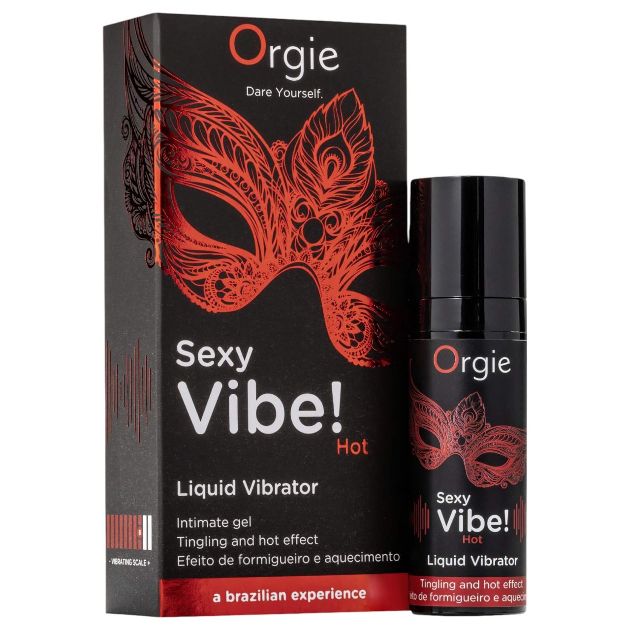 Orgie Sexy Vibe HOT - epres, melegítő folyékony vibrátor (15ml) Orgie Sexy Vibe HOT - epres, melegítő folyékony vibrátor (15ml)