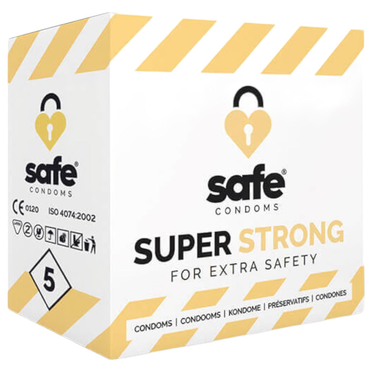 SAFE Super Strong - extra erős óvszer (5db) SAFE Super Strong - extra erős óvszer (5db)