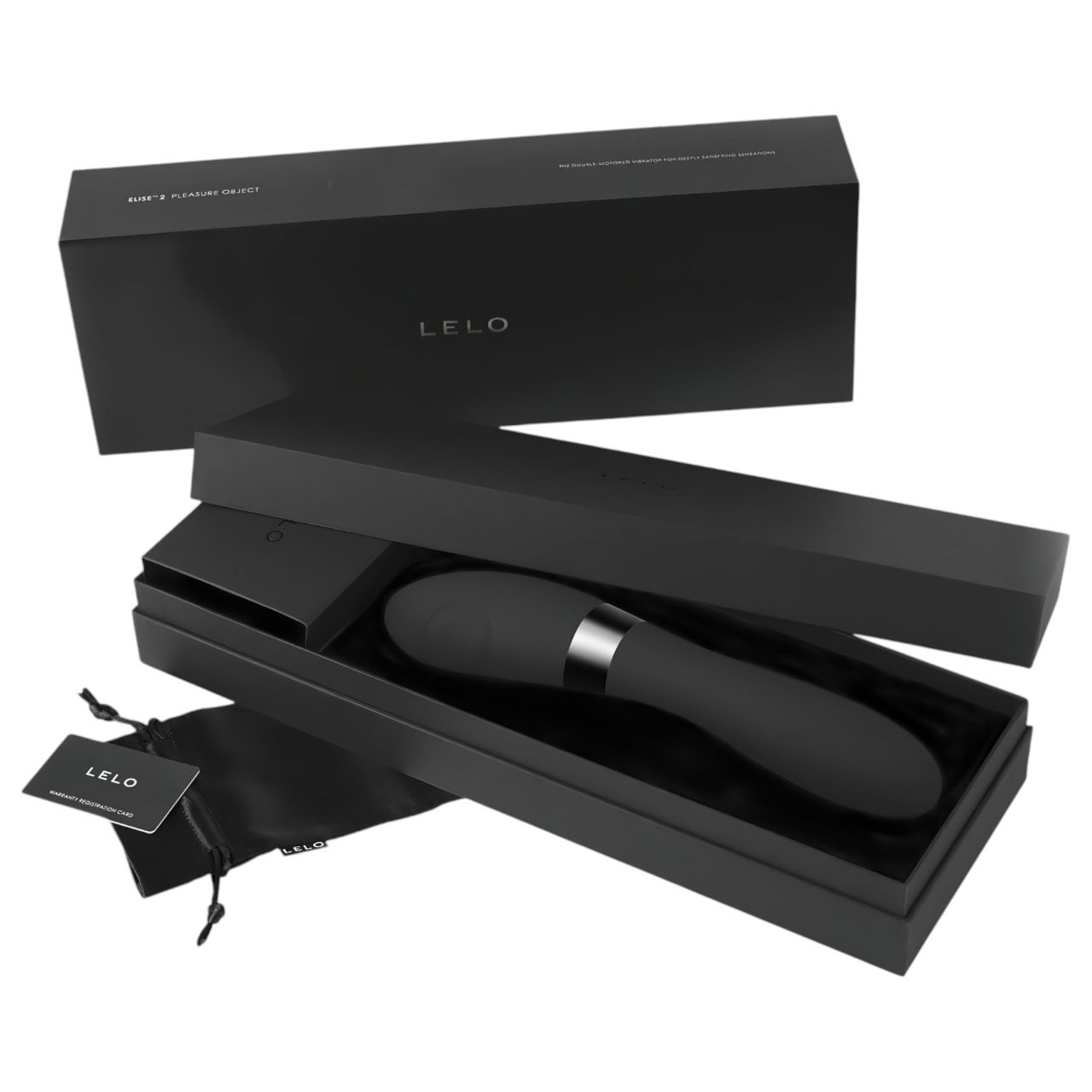 LELO Elise 2 - deluxe vibrátor (fekete) LELO Elise 2 - deluxe vibrátor (fekete)