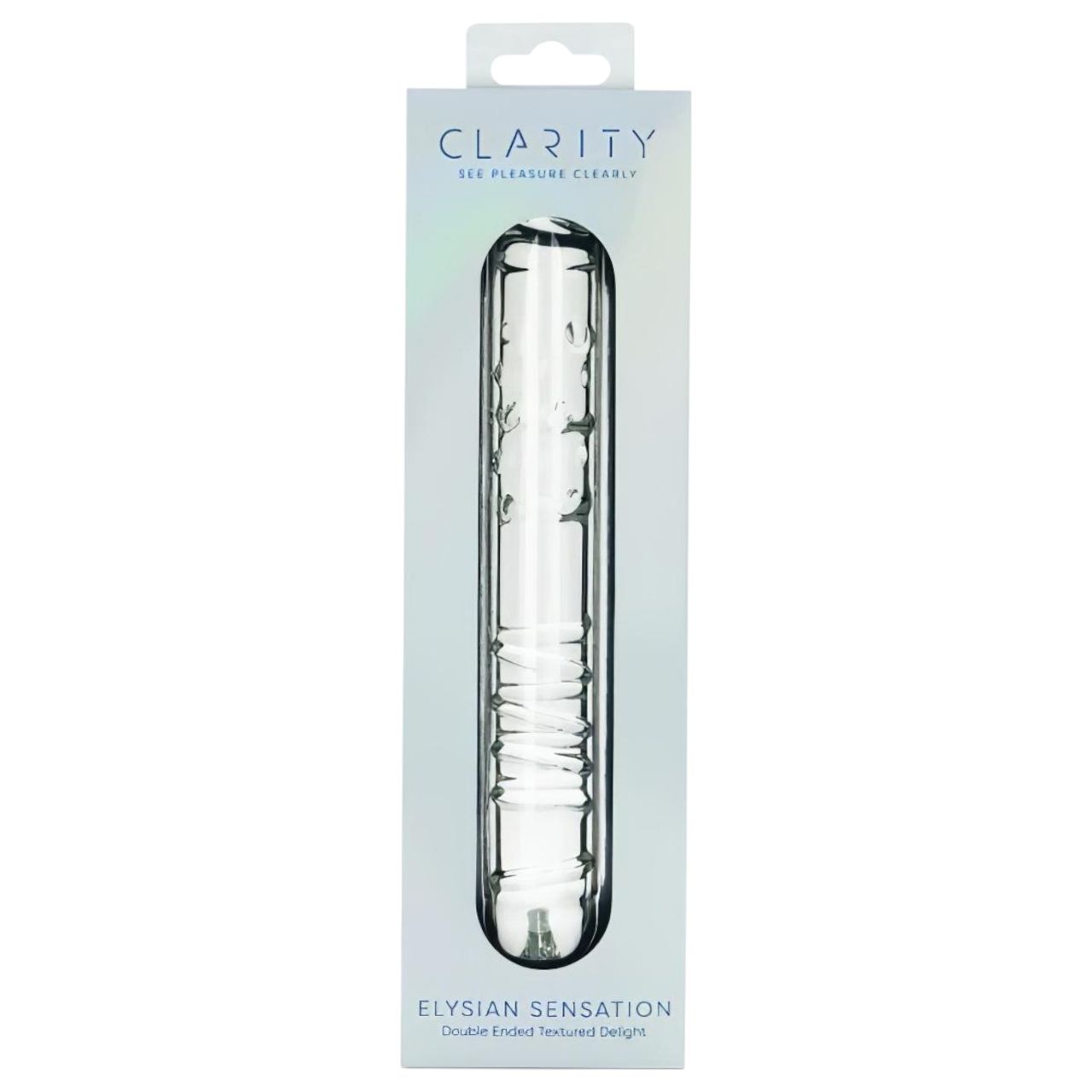 Clarity - kétvégű üveg dildó (átlátszó) Clarity - kétvégű üveg dildó (átlátszó)