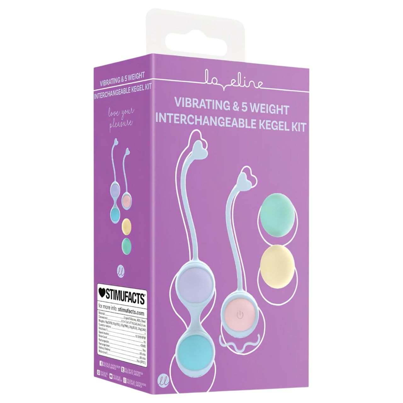 Loveline - vibrációs variálható gésagolyó szett (kék) Loveline - vibrációs variálható gésagolyó szett (kék)