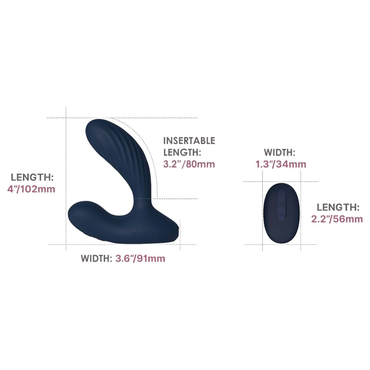 Svakom Vick Neo 2 - okos anál vibrátor (kék) Svakom Vick Neo 2 - okos anál vibrátor (kék)