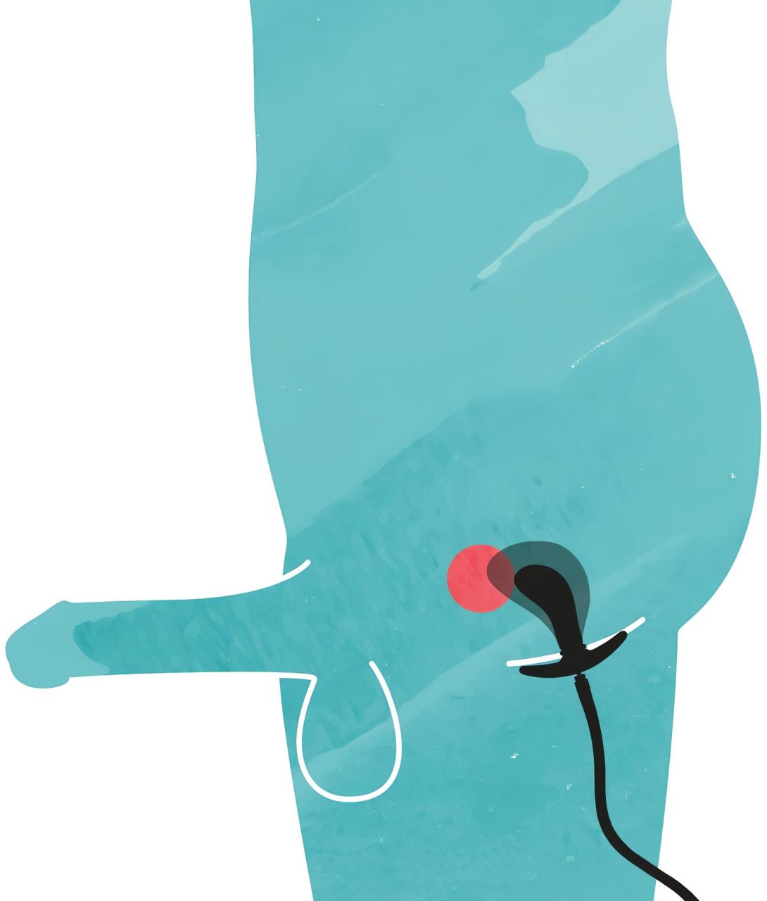 You2Toys - pumpálható, anál tágító plug (fekete)