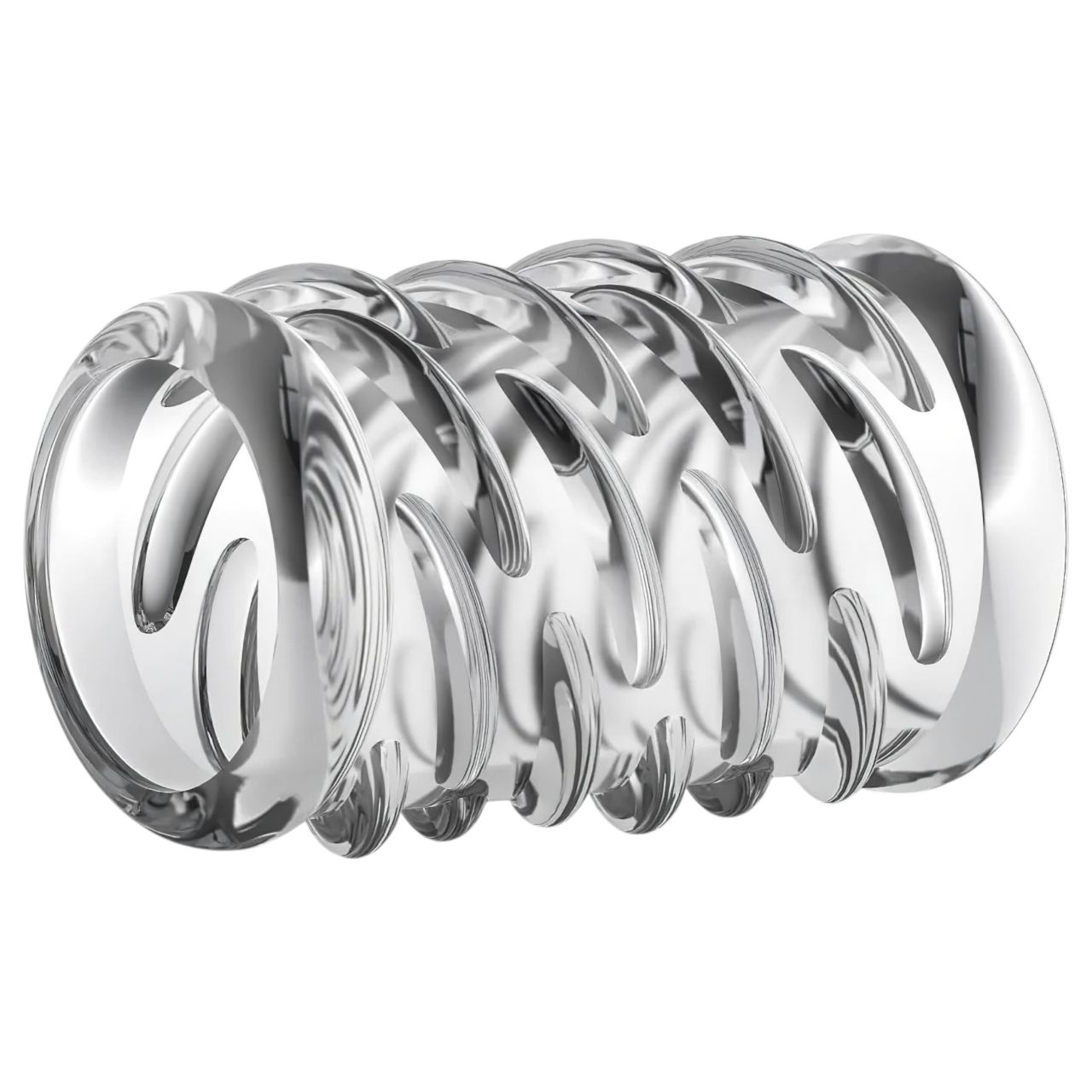 Stay Hard - mintás péniszmandzsetta (átlátszó)