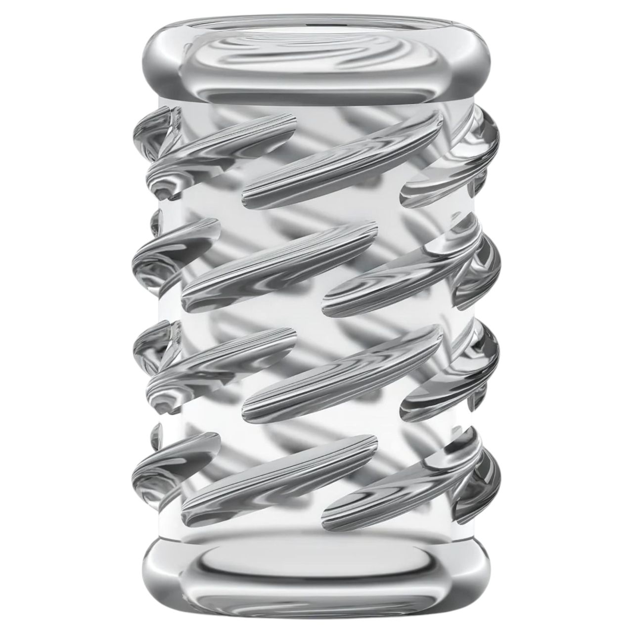 Stay Hard - mintás péniszmandzsetta (átlátszó)