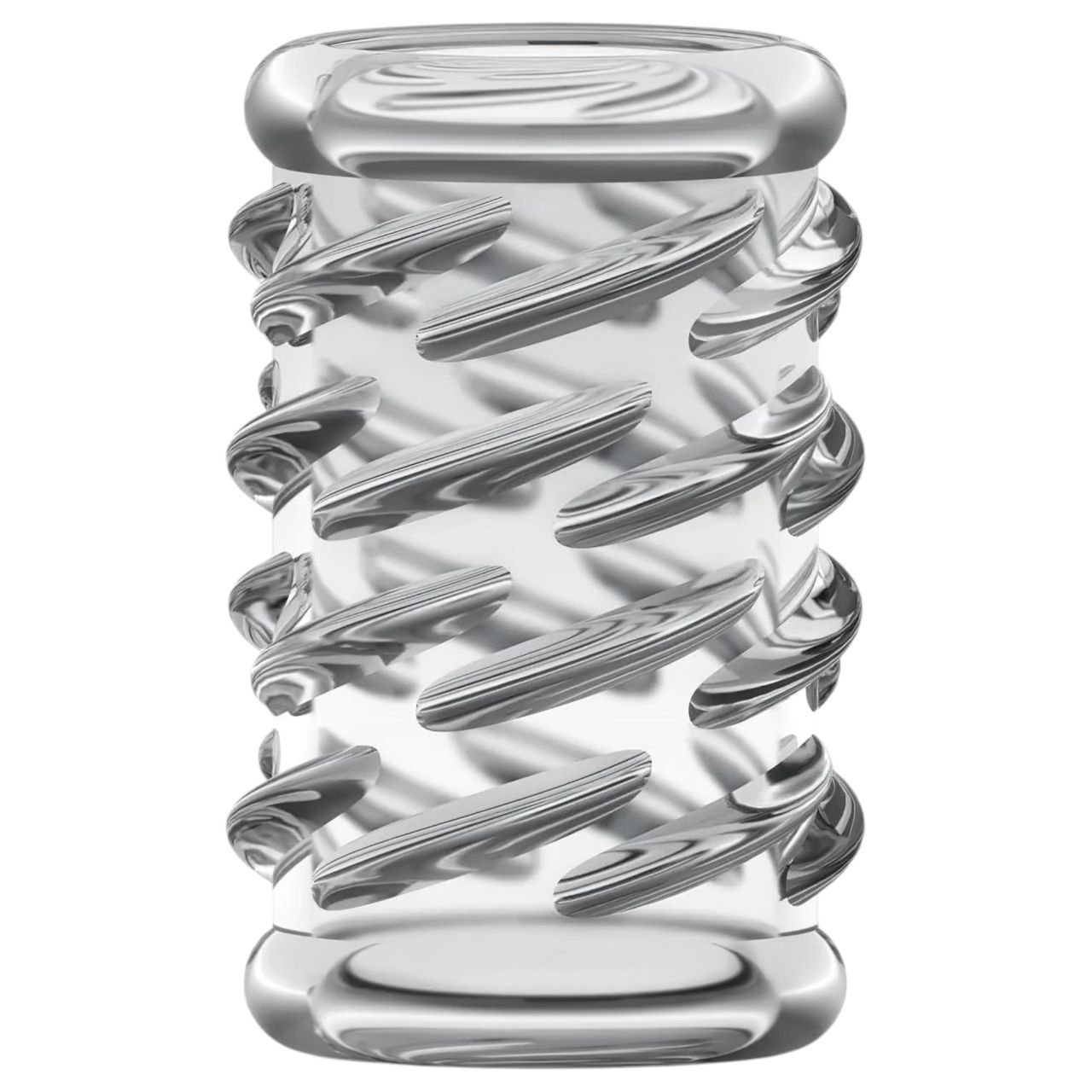 Stay Hard - mintás péniszmandzsetta (átlátszó)