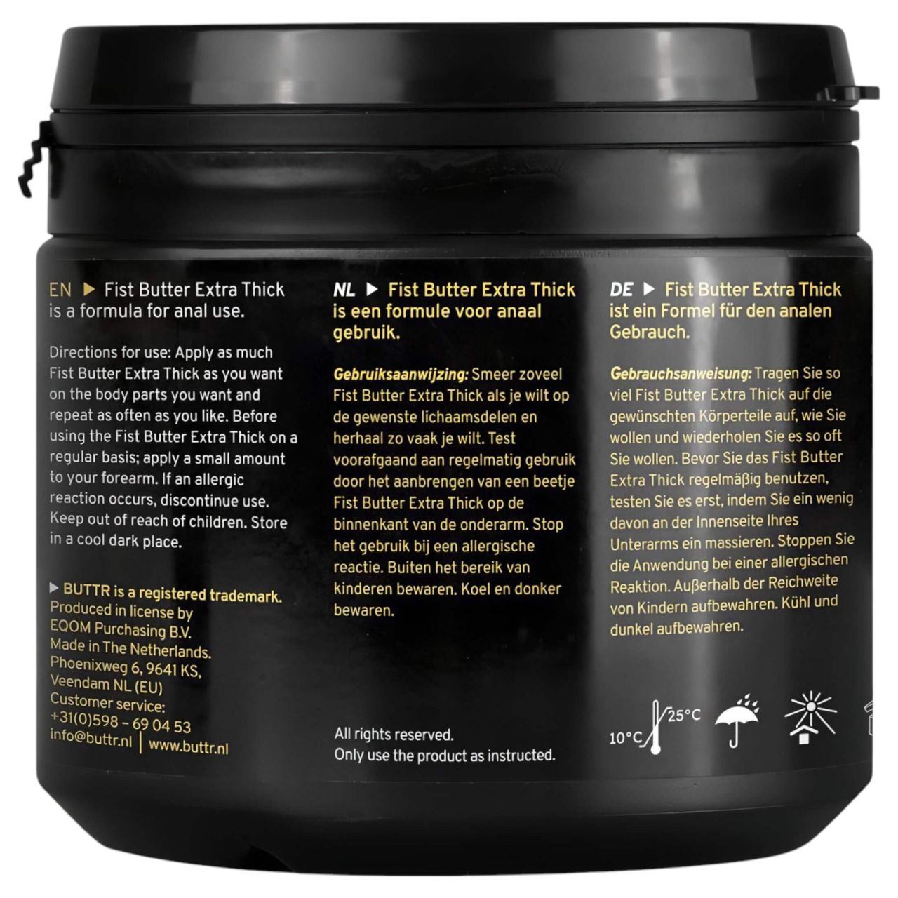 BUTTR - öklöző (fisting) balzsam (500ml)