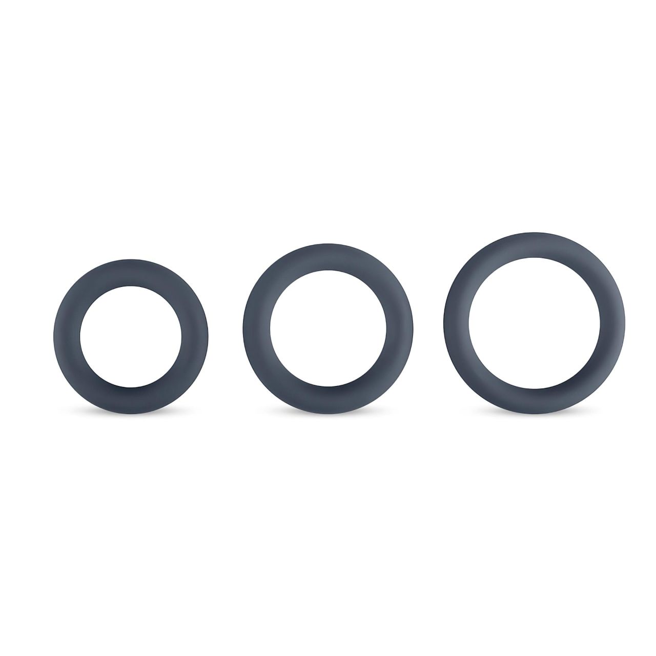 Boners - péniszgyűrű szett - 3db (szürke) Boners - péniszgyűrű szett - 3db (szürke)
