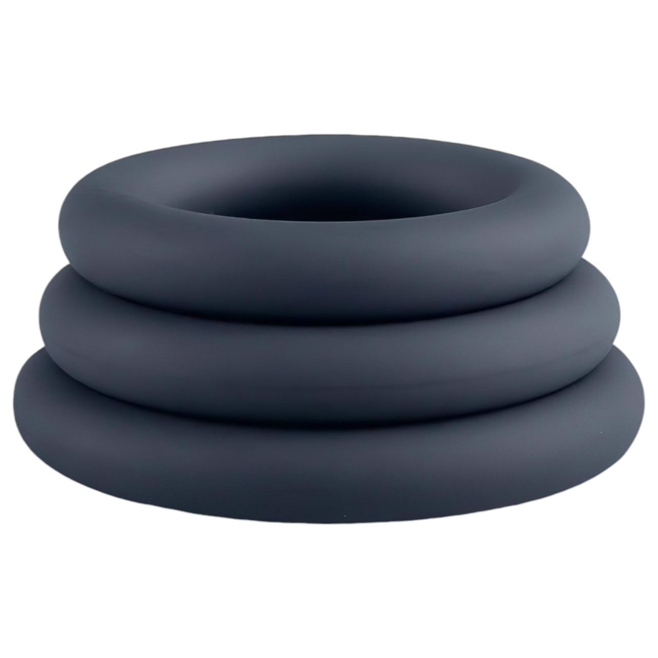 Boners - péniszgyűrű szett - 3db (szürke) Boners - péniszgyűrű szett - 3db (szürke)