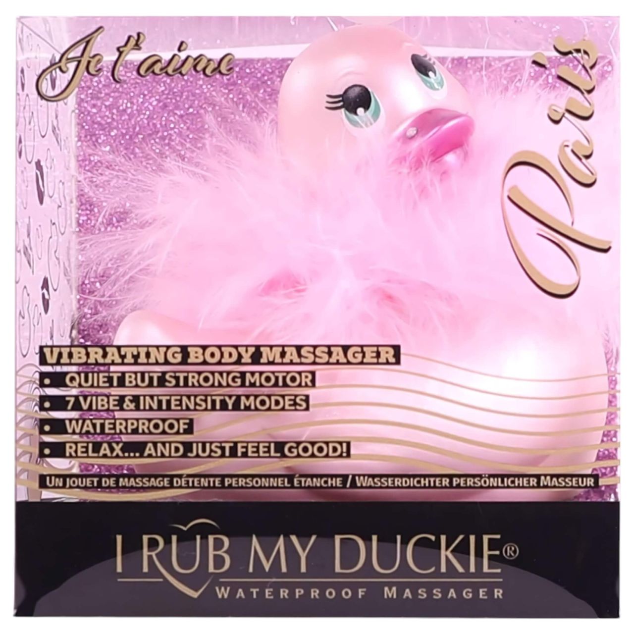 My Duckie Paris 2.0 - vízálló kacsa csikló vibrátor (pink)