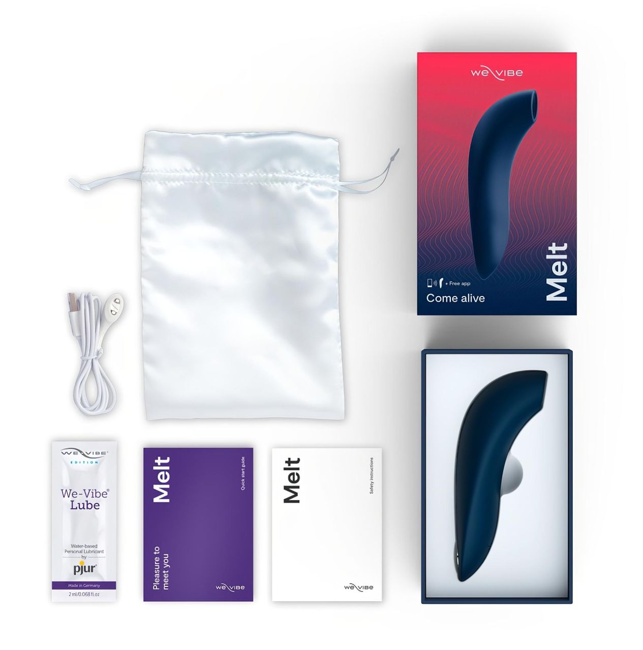 We-Vibe Melt - akkus, okos léghullámos csiklóizgató (kék) We-Vibe Melt - akkus, okos léghullámos csiklóizgató (kék)