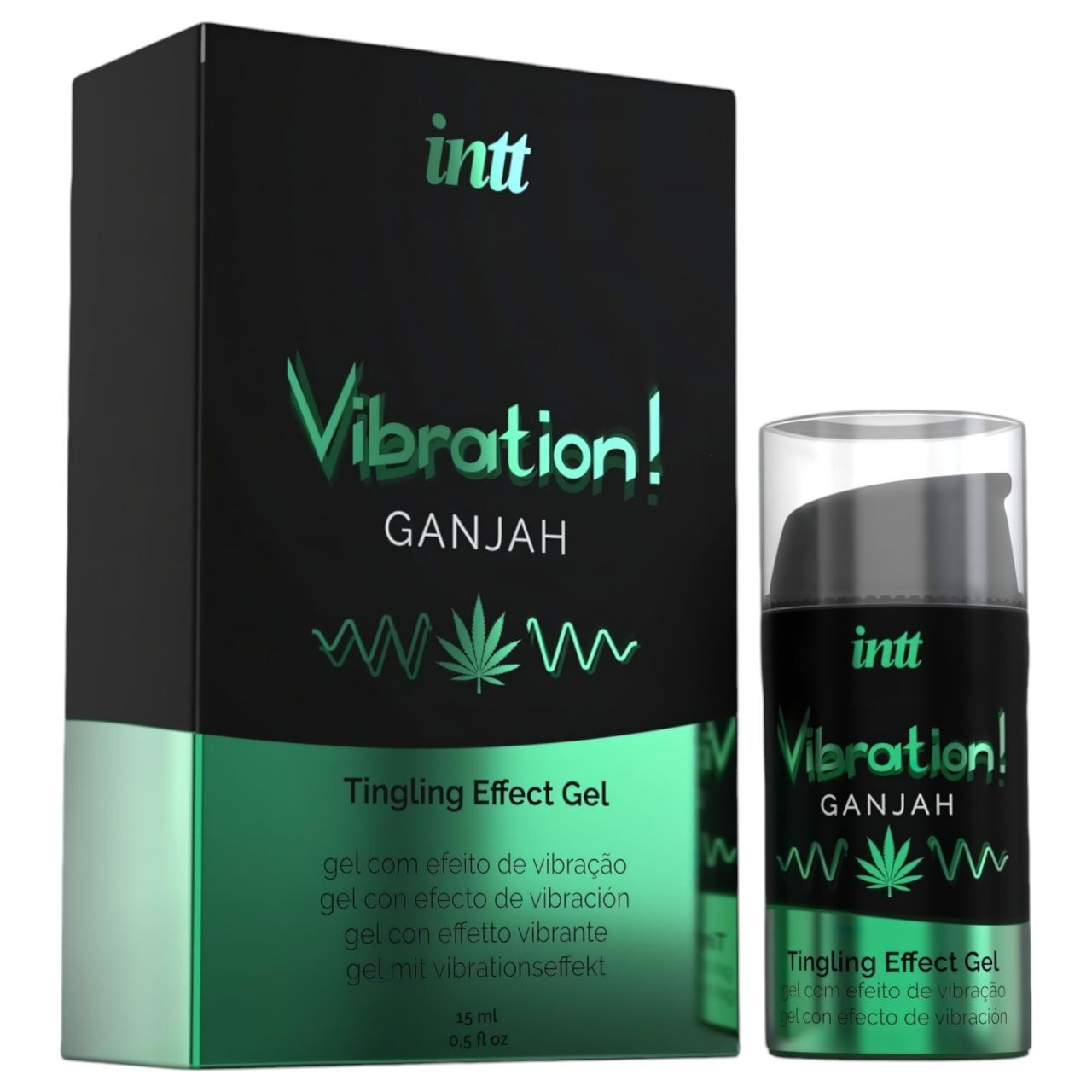 Intt Vibration! - folyékony vibrátor - Ganjah (15ml) Intt Vibration! - folyékony vibrátor - Ganjah (15ml)
