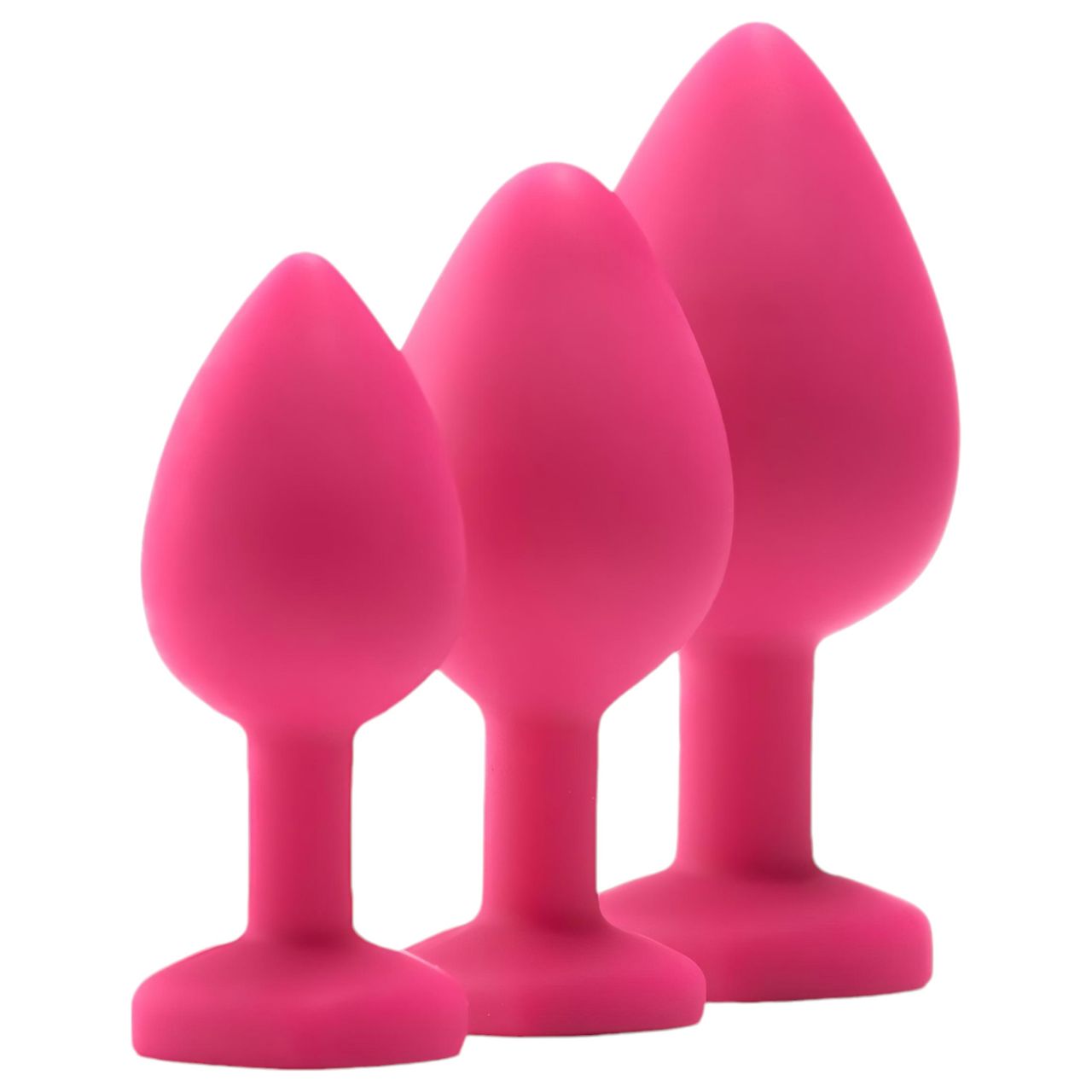 Flirts anal training kit - anál plug szett (3db) - pink Flirts anal training kit - anál plug szett (3db) - pink
