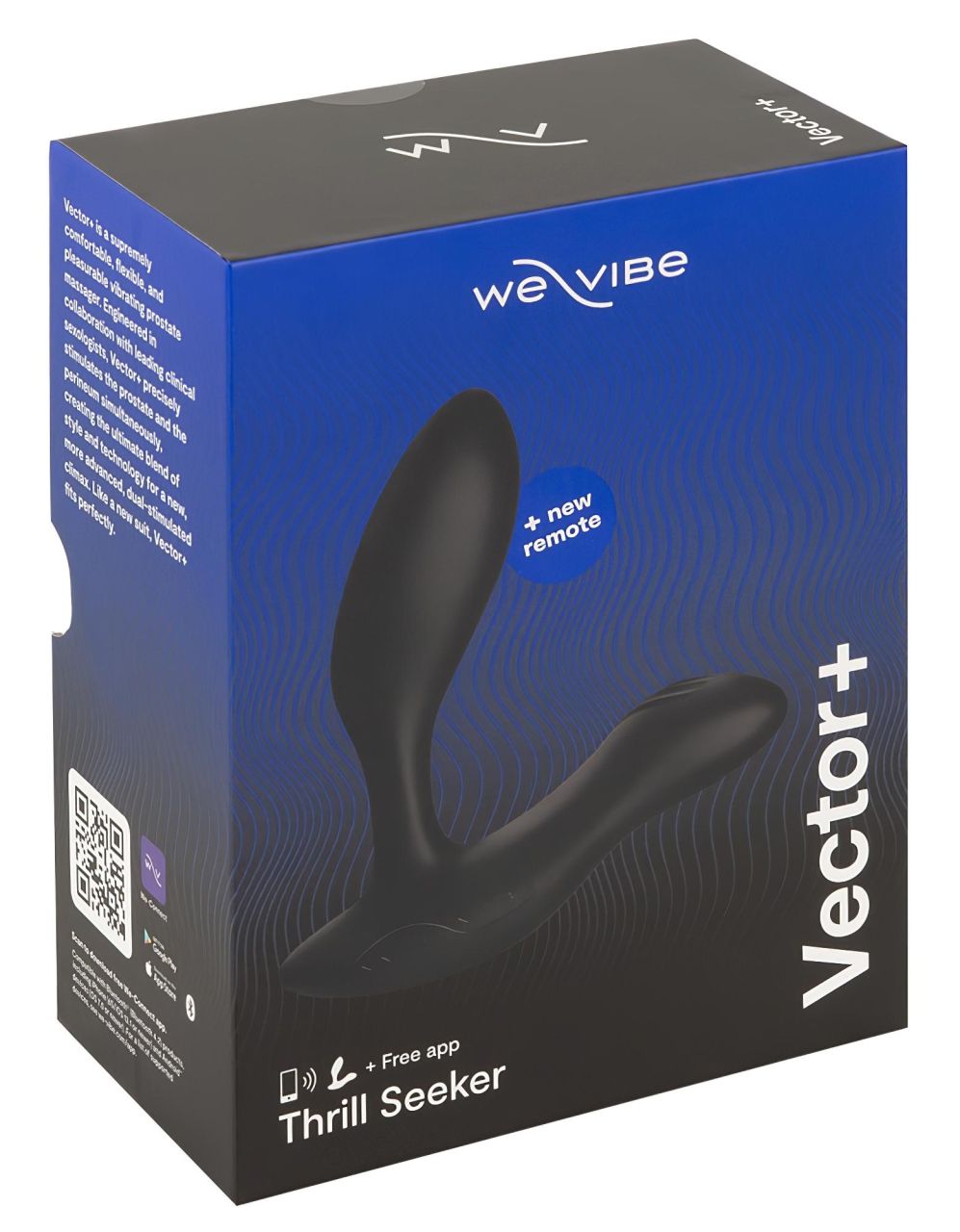 We-Vibe Vector+ - akkus, okos anál vibrátor (fekete) We-Vibe Vector+ - akkus, okos anál vibrátor (fekete)
