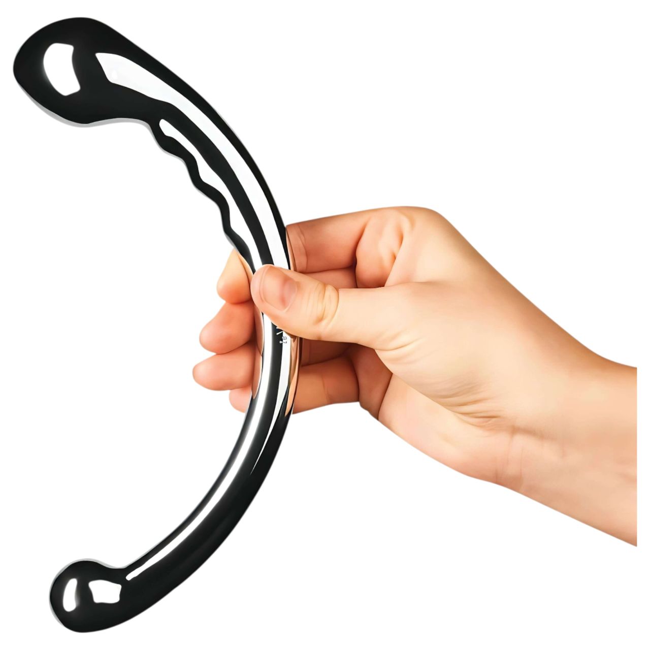 Le Wand - kétvégű rozsdamentes acél dildó (ezüst) Le Wand - kétvégű rozsdamentes acél dildó (ezüst)