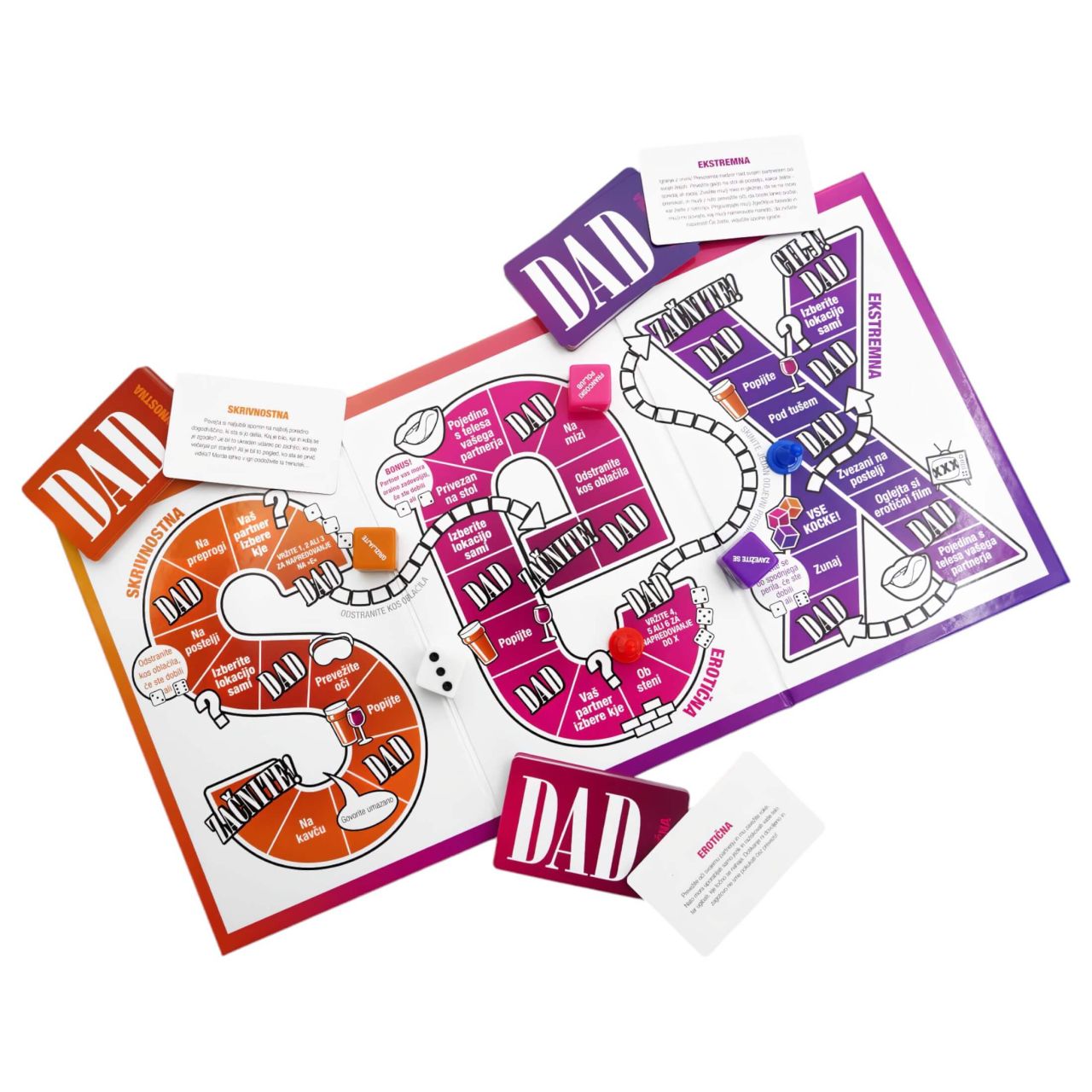 AVK: Adsz Vagy Kapsz - felnőtt szex társasjáték (szlovén nyelven) AVK: Adsz Vagy Kapsz - felnőtt szex társasjáték (szlovén nyelven)