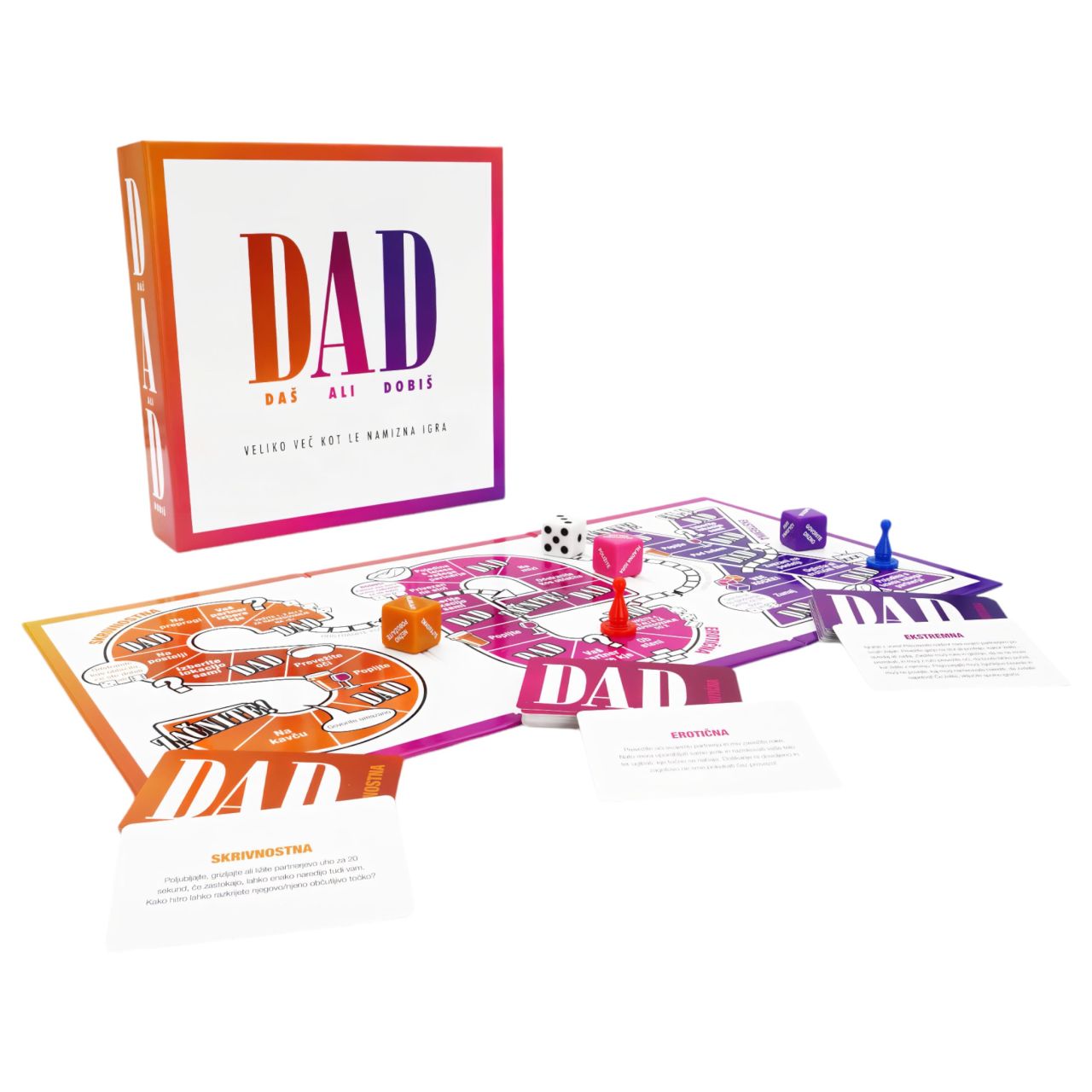 AVK: Adsz Vagy Kapsz - felnőtt szex társasjáték (szlovén nyelven) AVK: Adsz Vagy Kapsz - felnőtt szex társasjáték (szlovén nyelven)