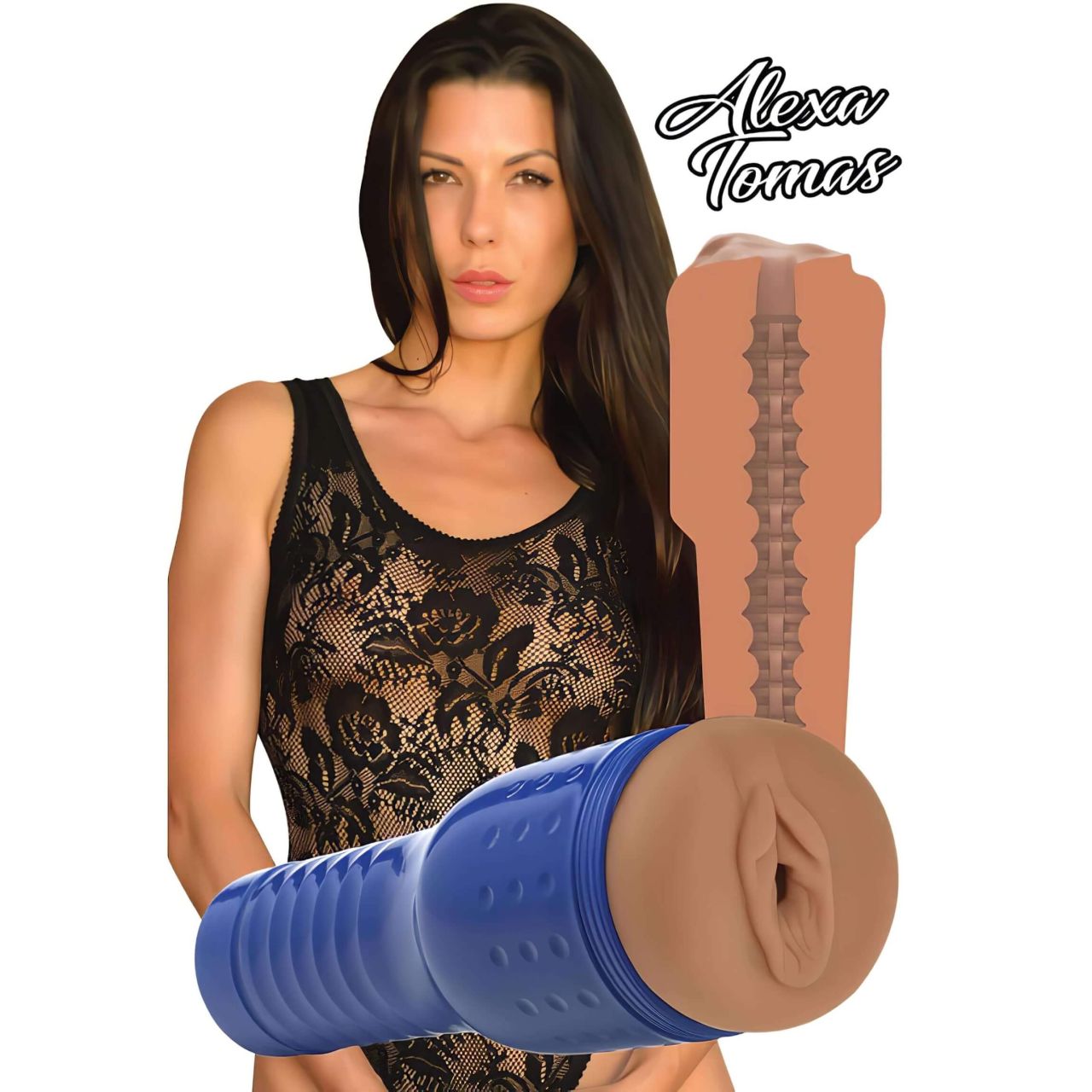 Private - Alexa Tomas műpunci (natúr-kék) Private - Alexa Tomas műpunci (natúr-kék)