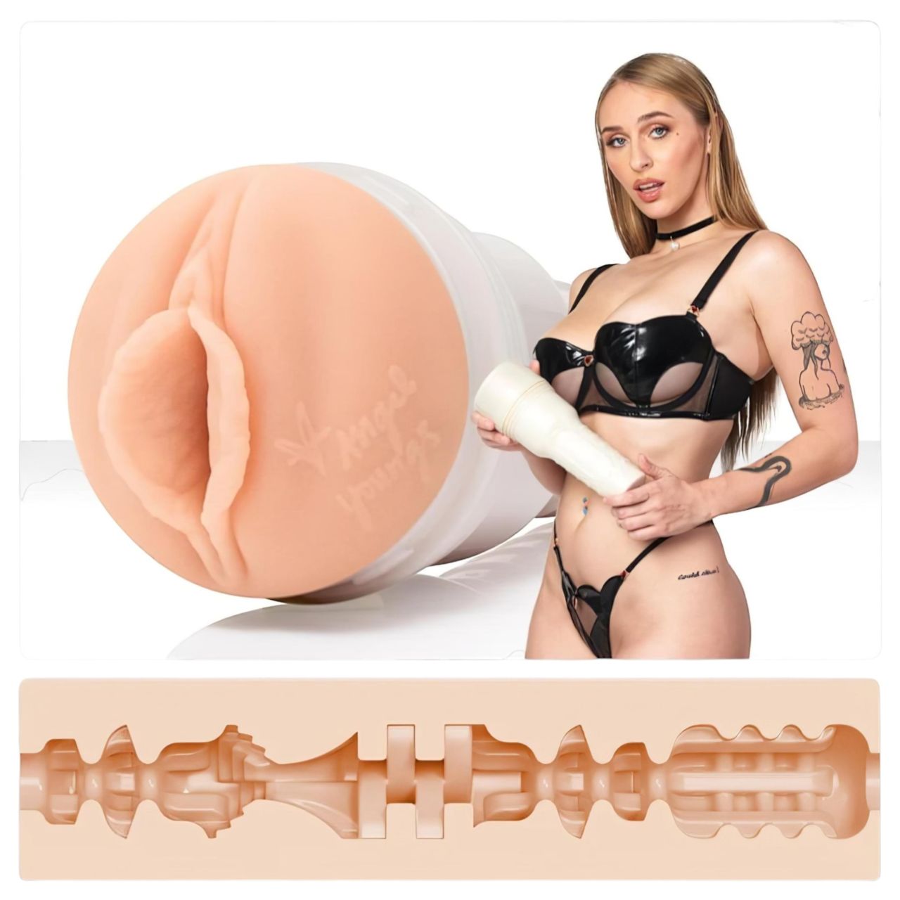 Fleshlight Angel Youngs - élethű vagina (natúr) Fleshlight Angel Youngs - élethű vagina (natúr)
