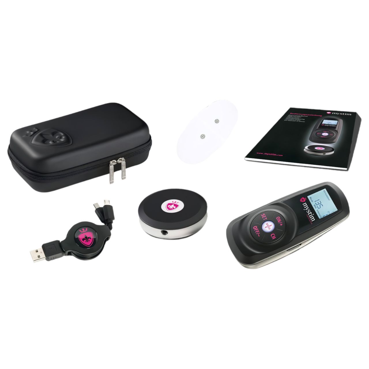 Mystim Cluster Buster - távirányító szett elektro termékekhez Mystim Cluster Buster - távirányító szett elektro termékekhez