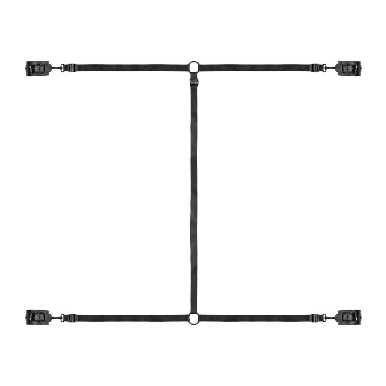 Bedroom Fantasies - ágyhoz kötöző szett (fekete) Bedroom Fantasies - ágyhoz kötöző szett (fekete)