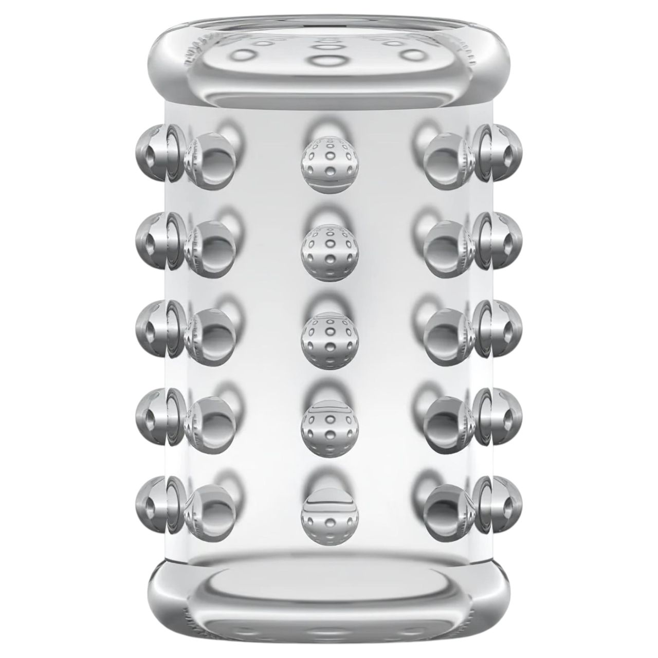 Stay Hard - pöttyös péniszmandzsetta (átlátszó) Stay Hard - pöttyös péniszmandzsetta (átlátszó)