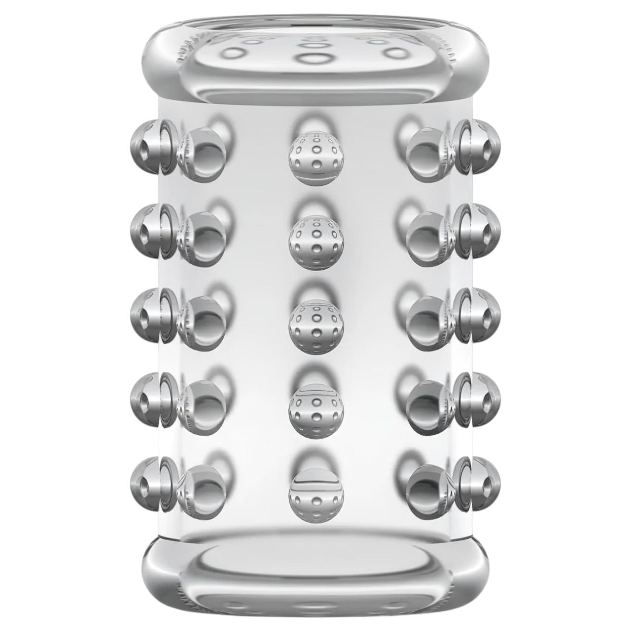 Stay Hard - pöttyös péniszmandzsetta (átlátszó) Stay Hard - pöttyös péniszmandzsetta (átlátszó)